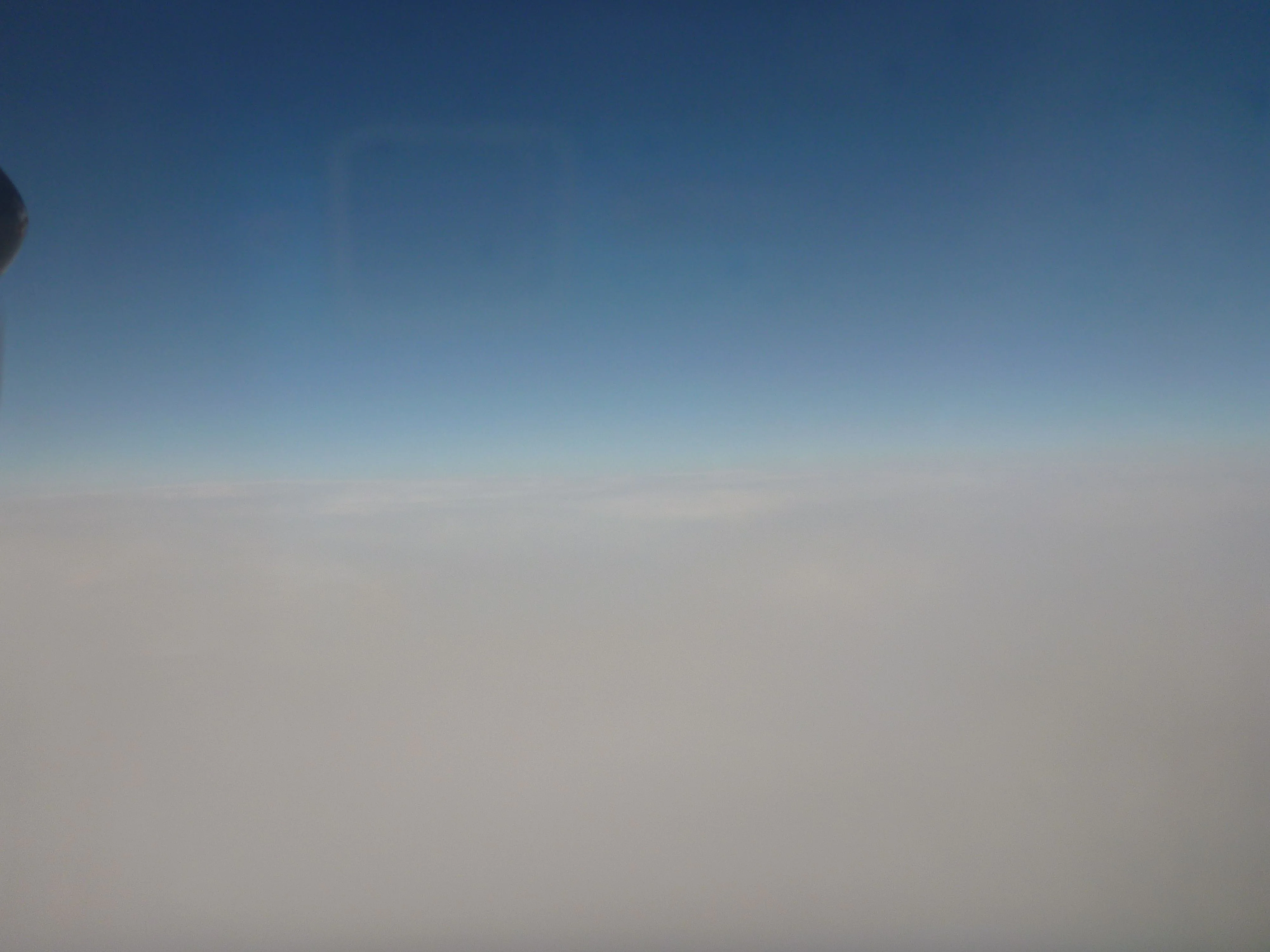 機内から外をみた風景