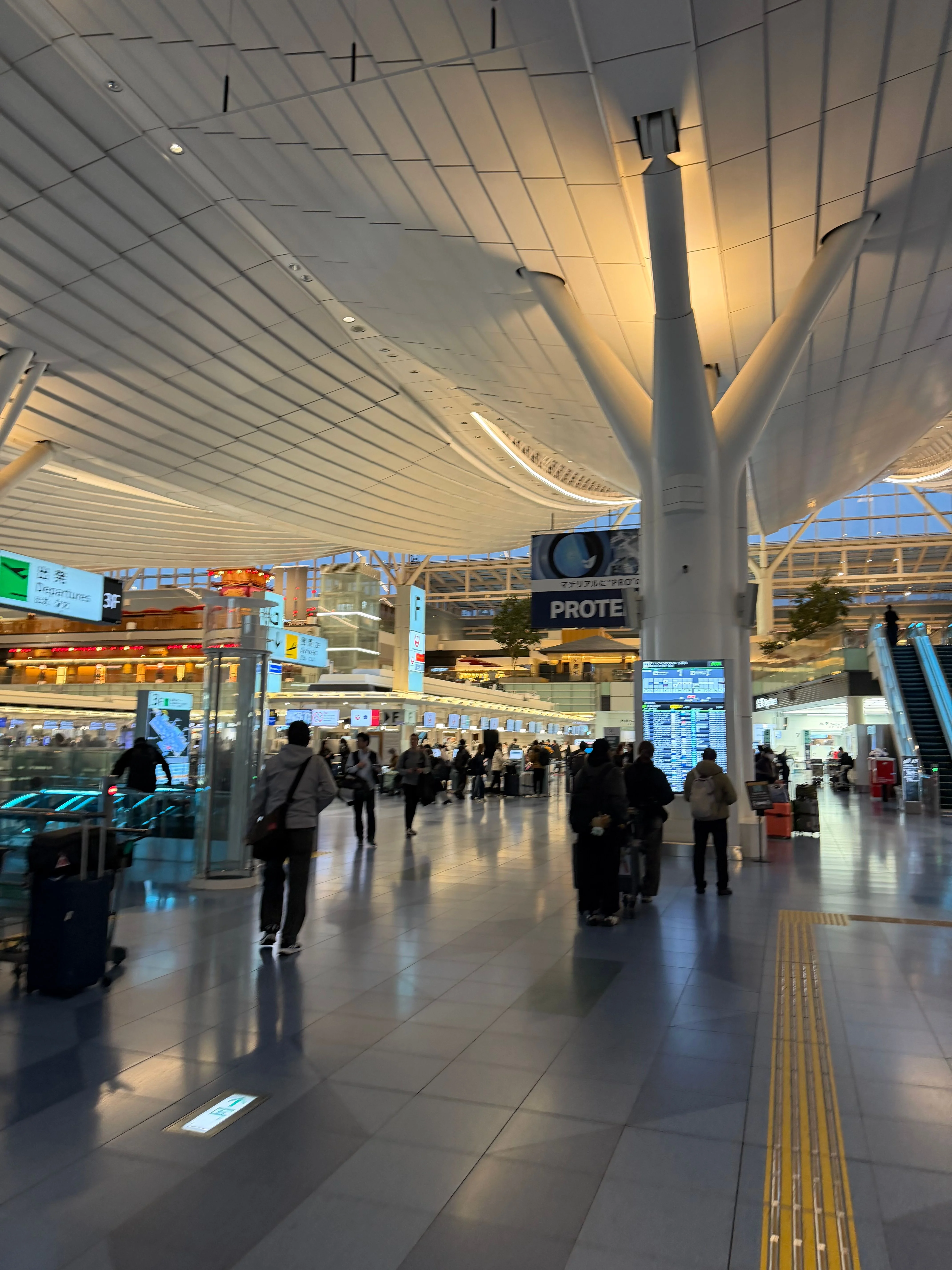 羽田空港第3ターミナルにホテルからすぐに到着