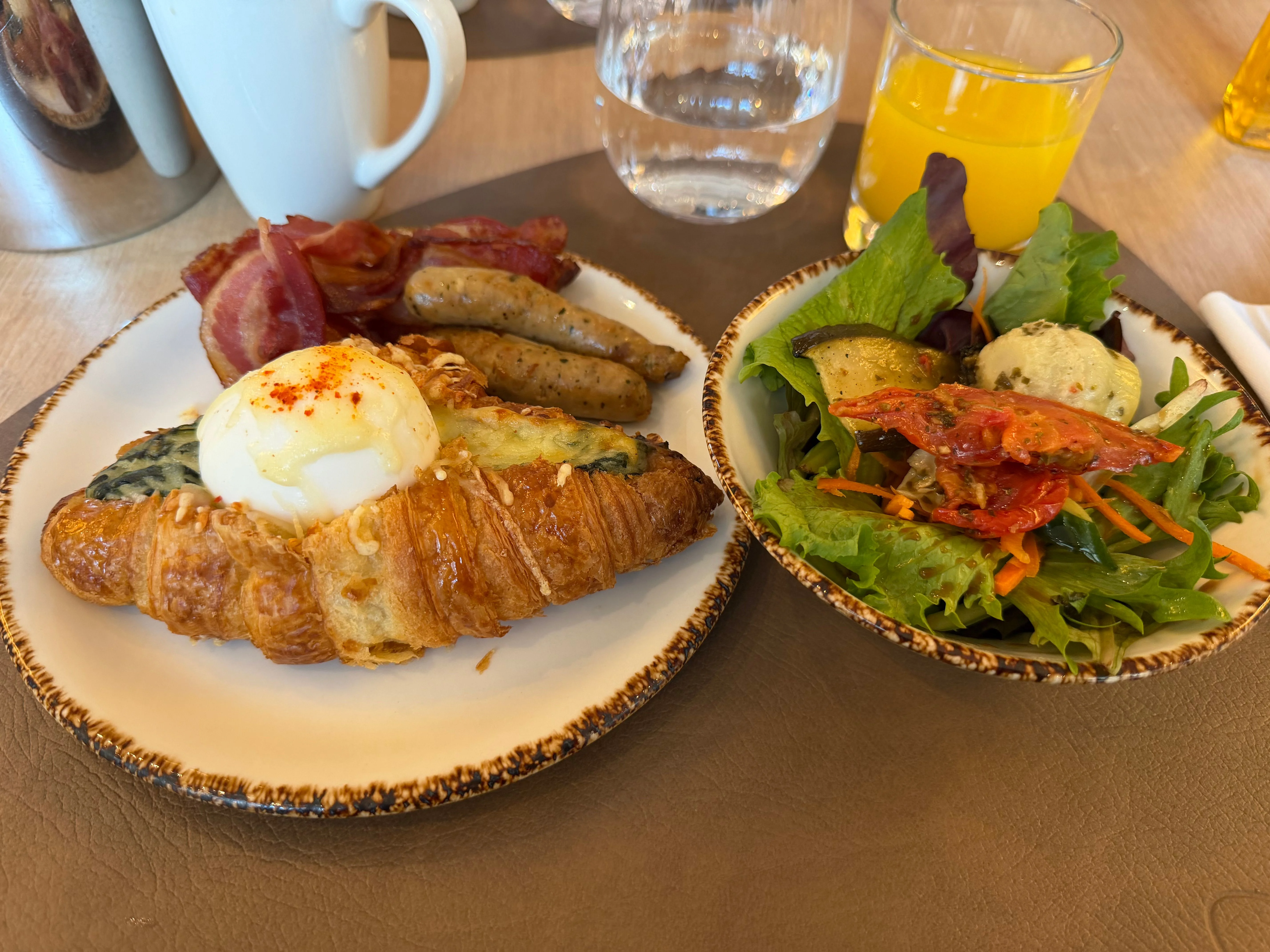豪華な朝食に！