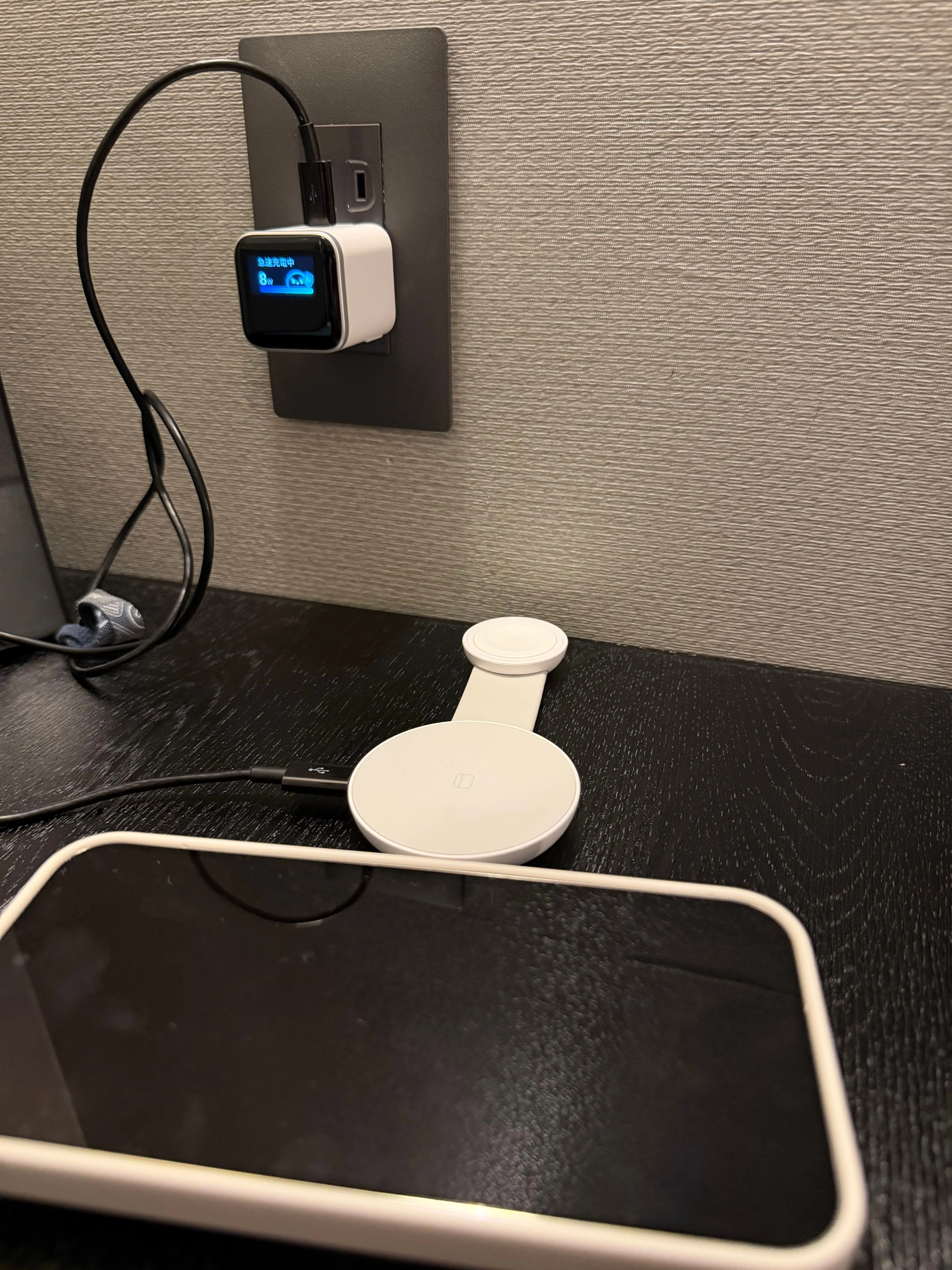 Pixel 10 Pro を載せると 8W に