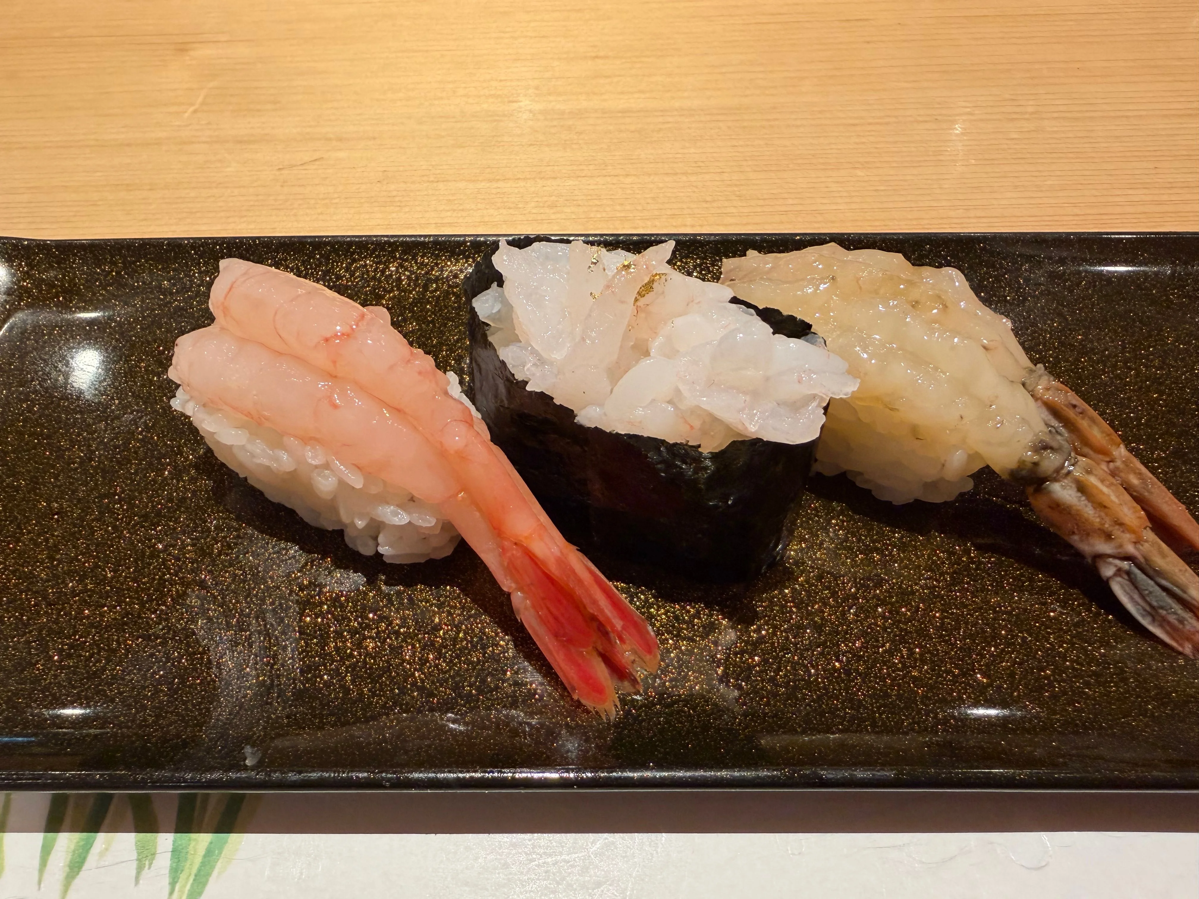 えび３種類を食べれる