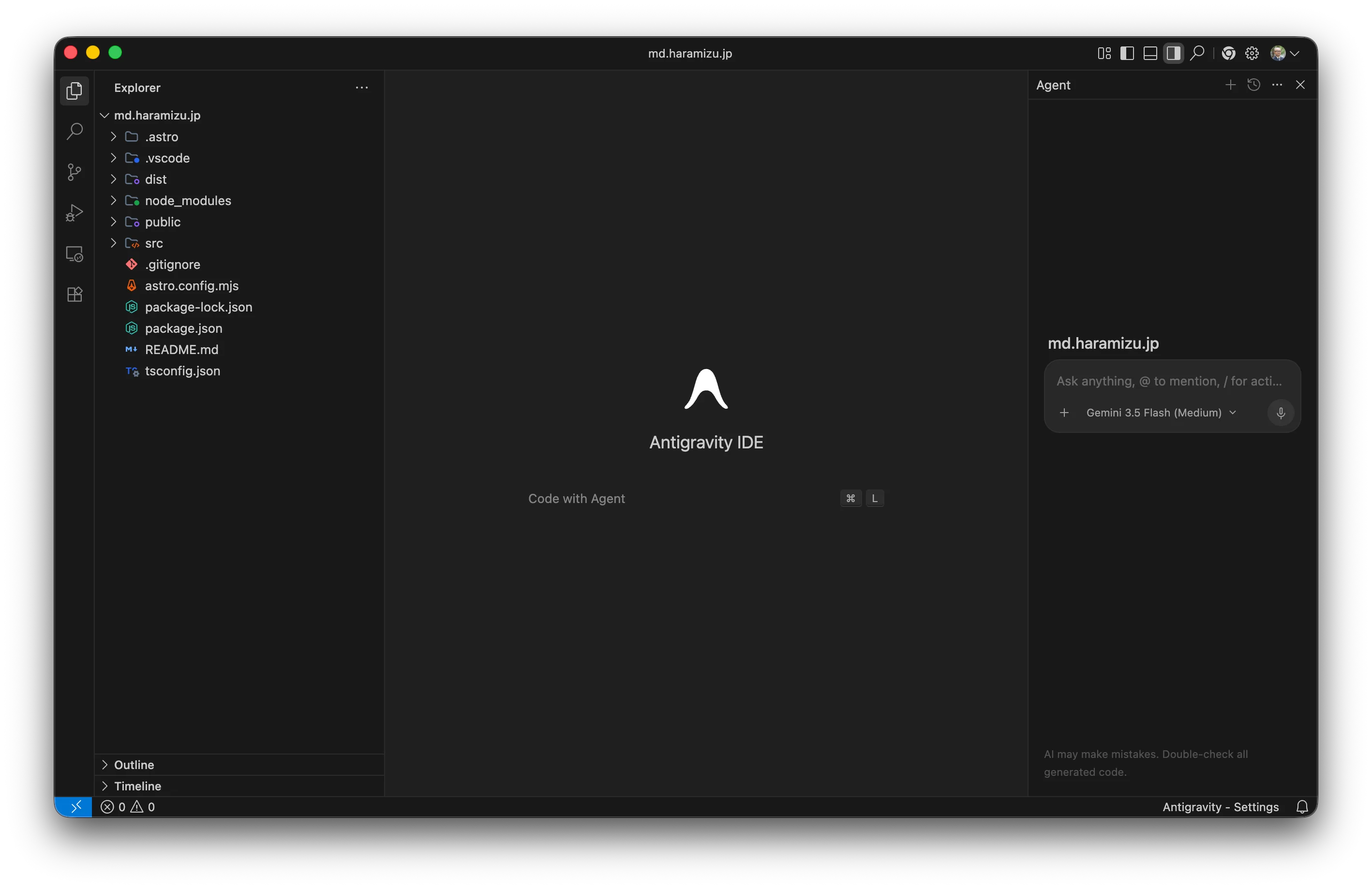 Visual Studio Code の使い勝手そのままです