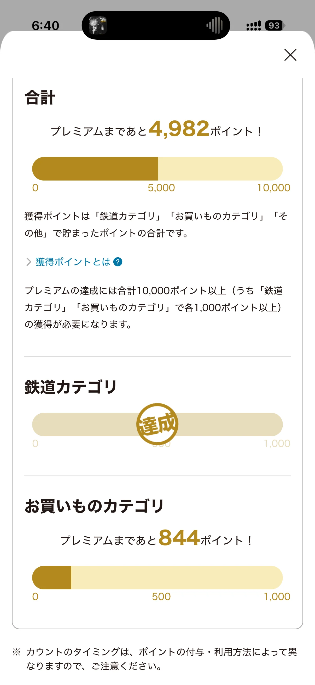 プレミアムはお買い物しないと