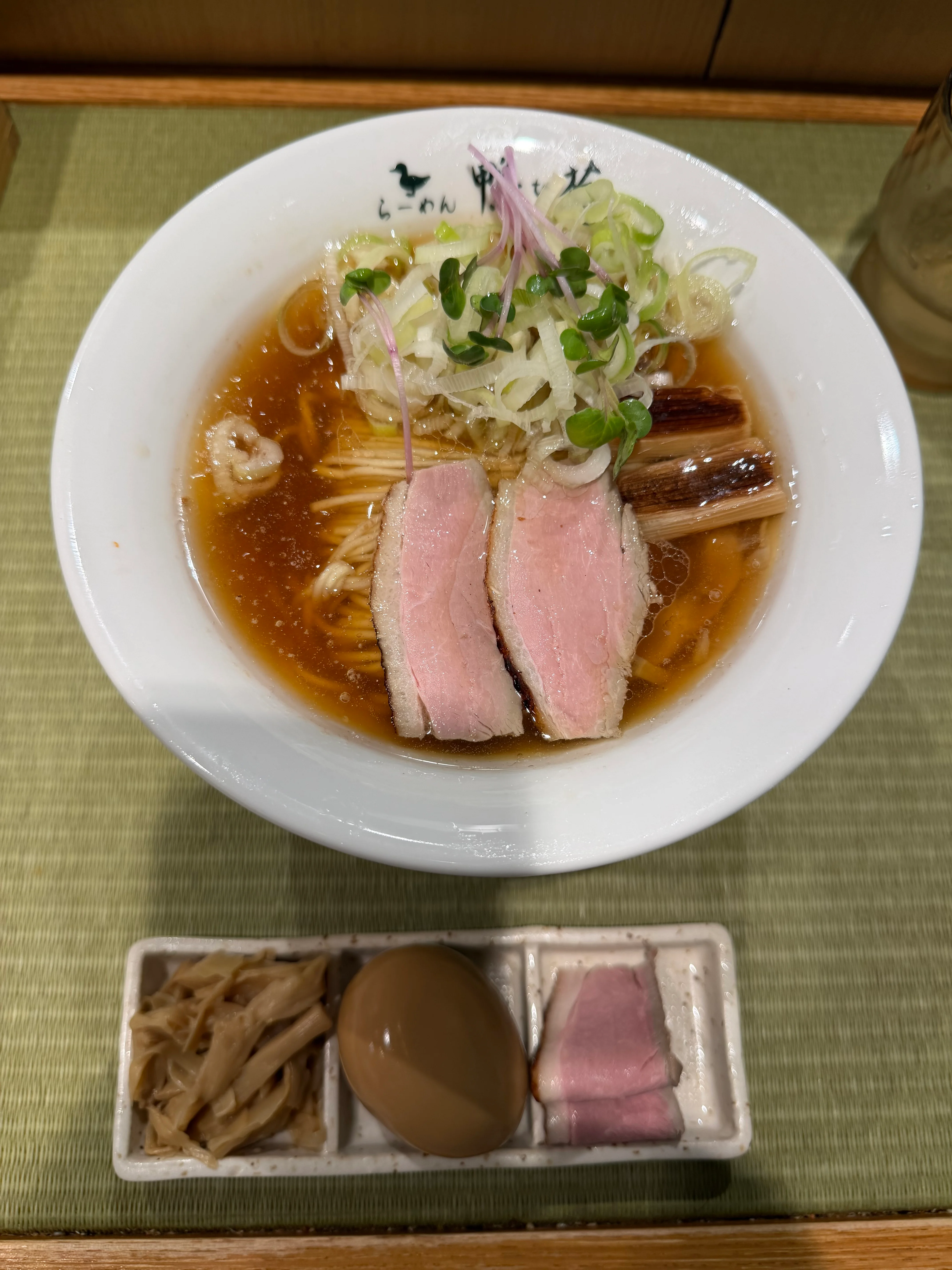 鴨と葱のラーメン