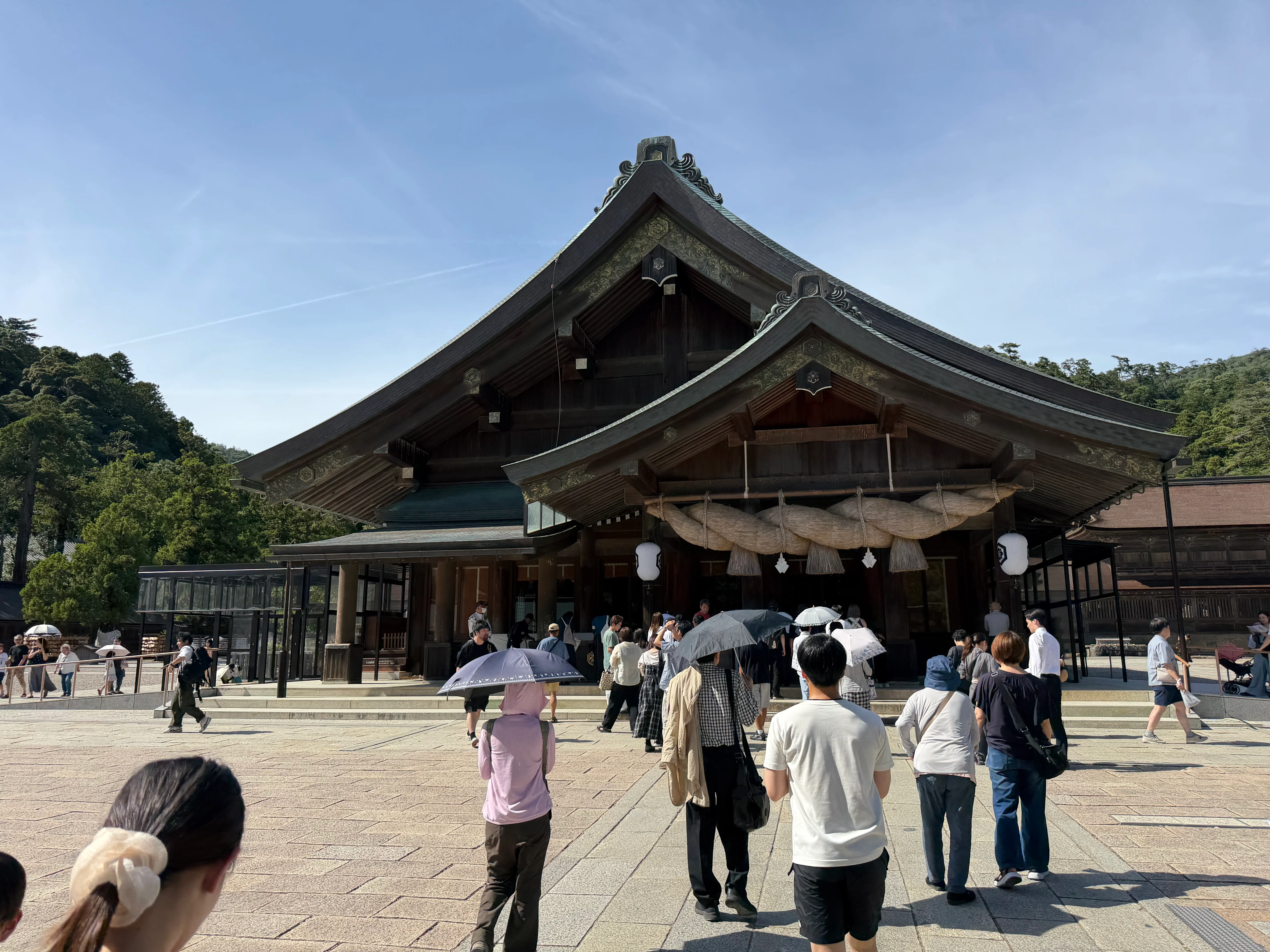 出雲大社の本殿に到着