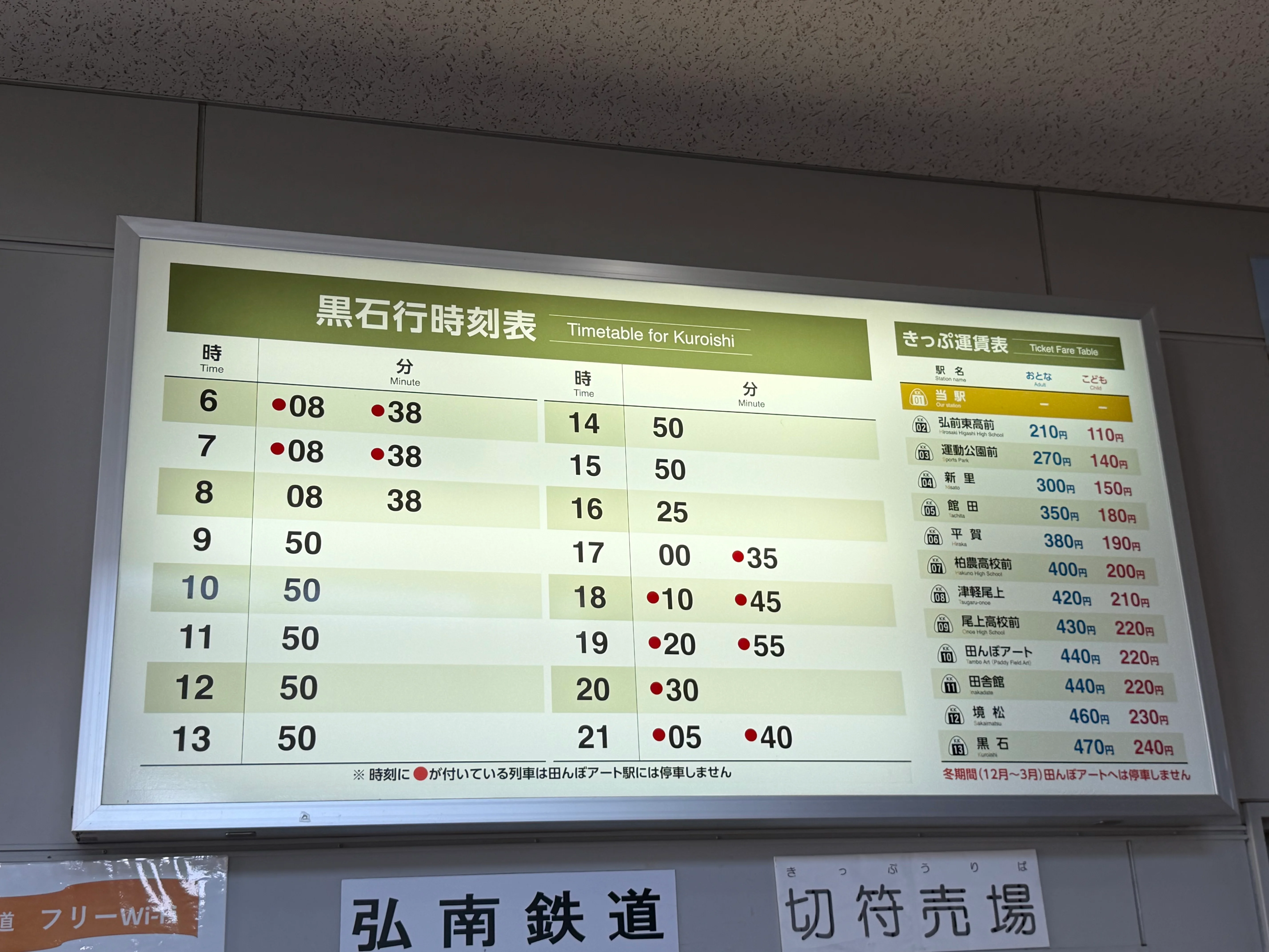 田んぼアートの駅