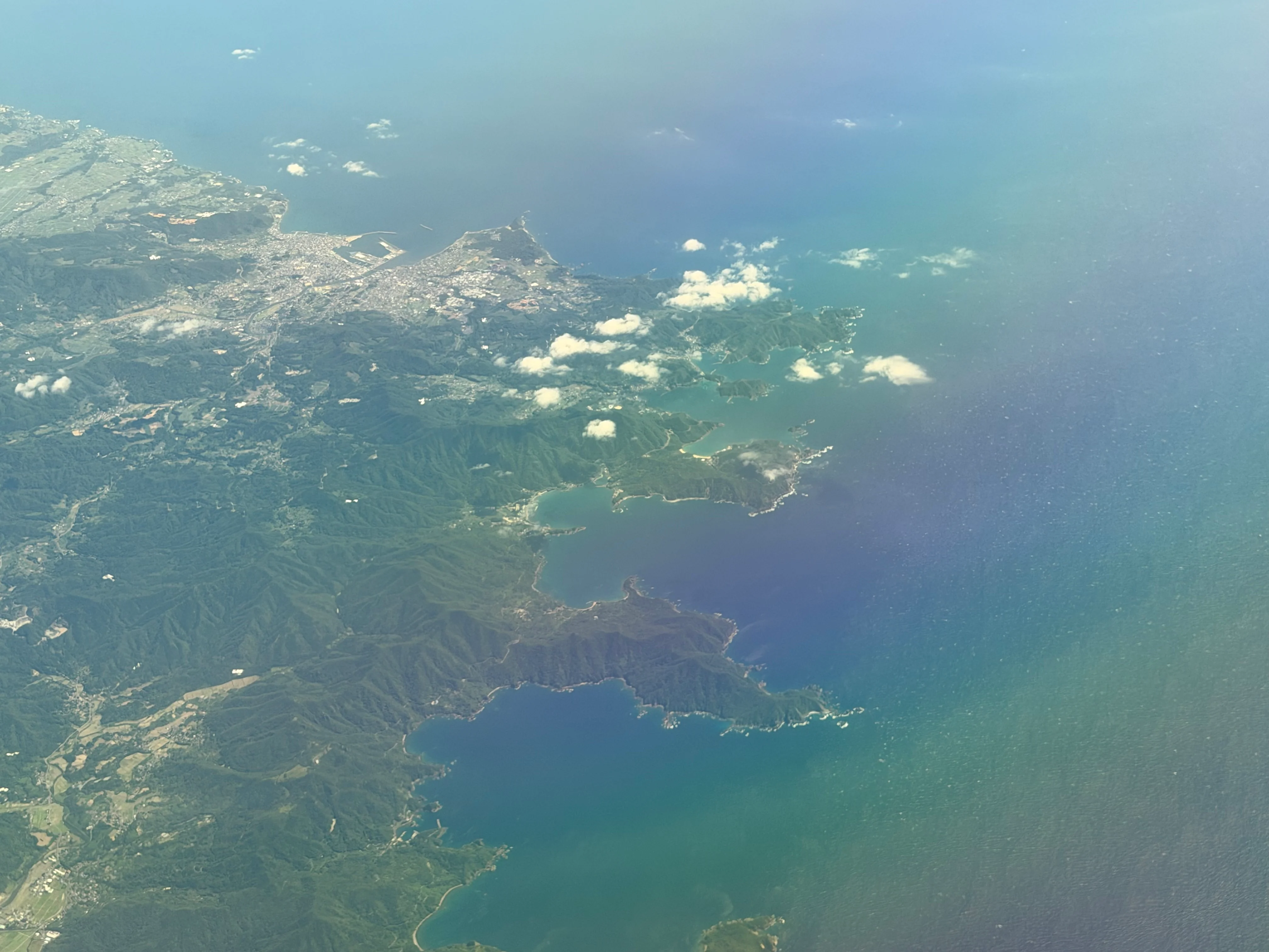 鹿児島上空