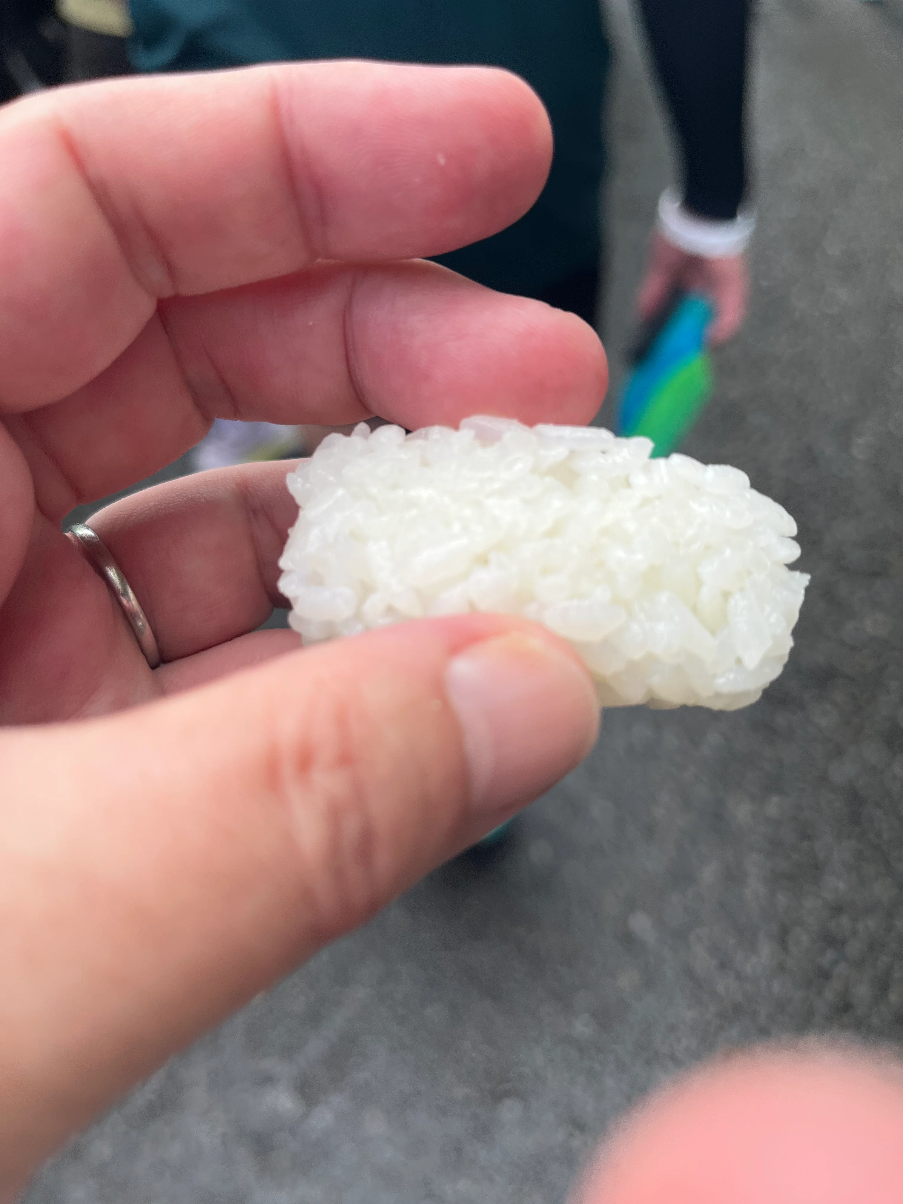 酢飯のおにぎり、美味かった