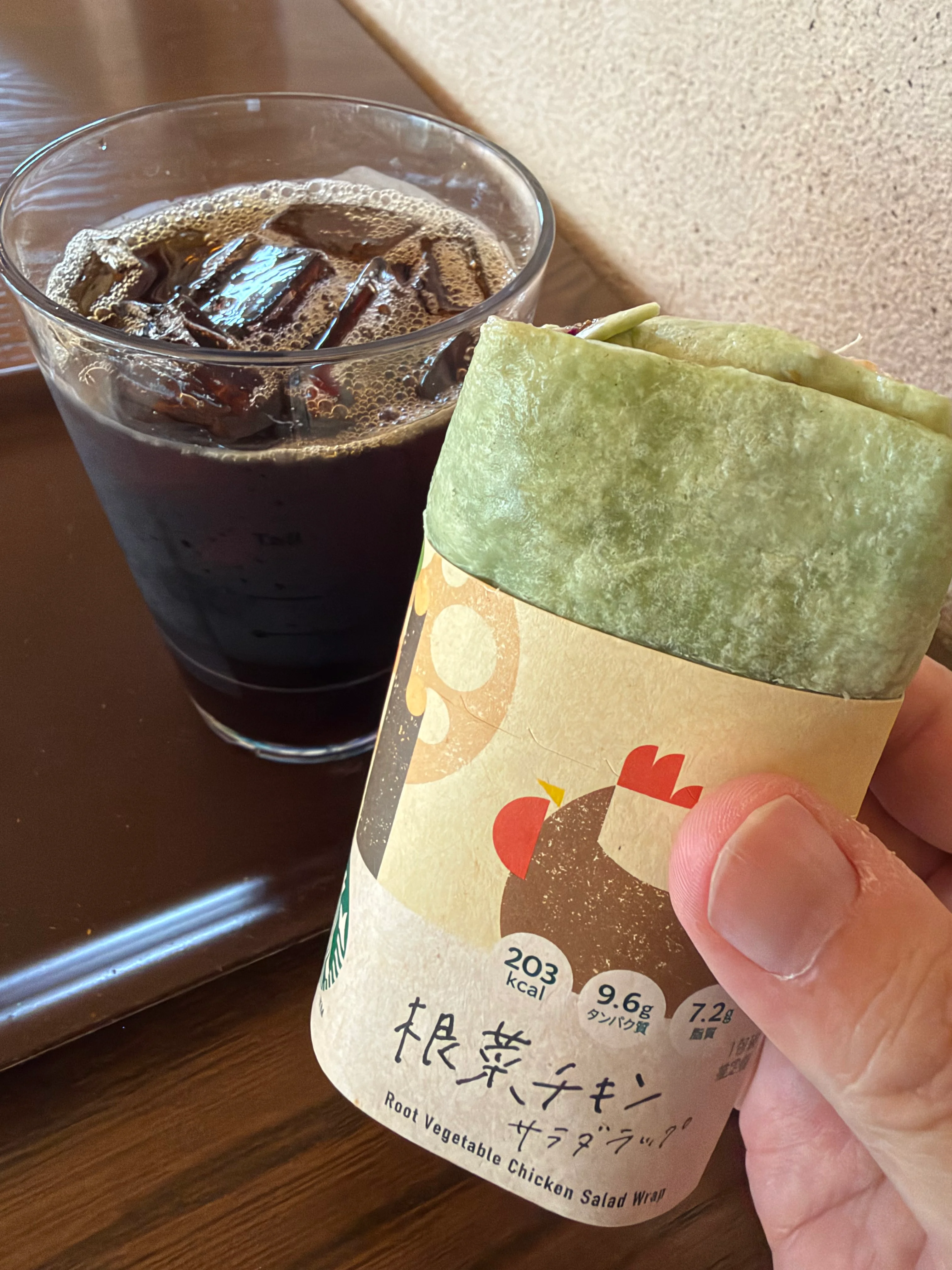 軽く根菜チキンサラダを